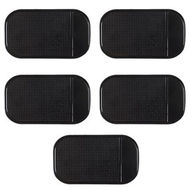 ZIMISI Car Dashboard Non-Slip Mat, Multifunctional Anti-Slide Sticky Dash Pads, Universal Auto Interior Accessories for Cell Phone, Radar Detector, Glass, Key, GPS, Coin, Mirror (5PCS)