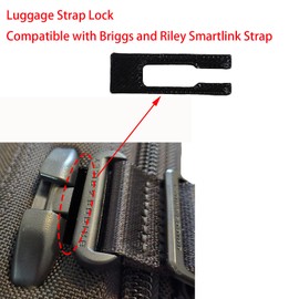 SPANSEE 3 PCS Luggage Strap Lock Compatible with Briggs and Riley Smartlink Strap