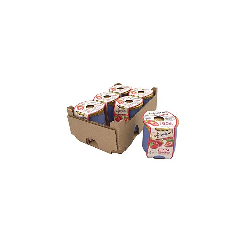 La Fermiere Strawberry Yogurt 140g x 6