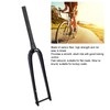 Road Bike Fork Carbon Fiber Hard Tapered Tube Lightweight Road