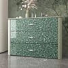 Wallercity Glossy Green Granite Contact Paper for Countertops Self Adhesive