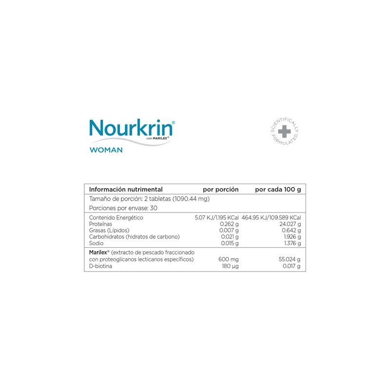Nourkrin® Woman Tratamiento Anticaída 60 Tabletas