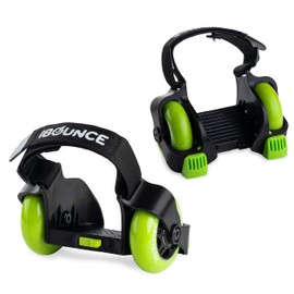 New-Bounce Heel Wheel Skates - Jet Wheelies for Shoes - Adjustable Roller Heel Skates for Kids - One Size Fits Most