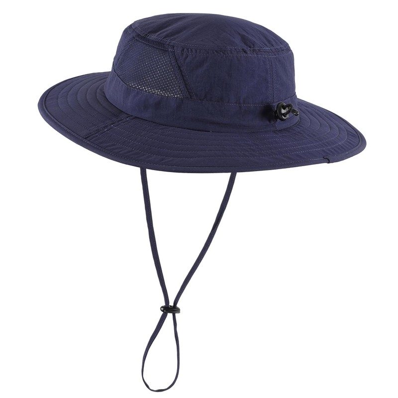 Decentron Men's Fishing Sun Hat Foldable Wide Brim Bucket Hats