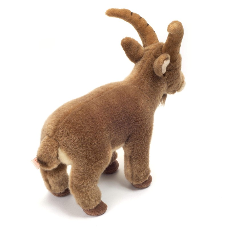 Teddy Hermann 90826 Steinbock 26 cm, Kuscheltier, Plüschtier mit recycelter