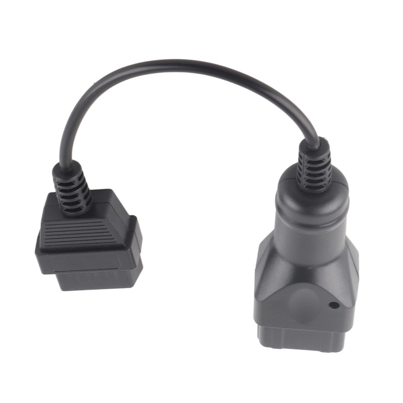 12 Pin to 16 Pin OBD2 Connector Cable OBDII Adapter
