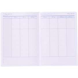 Franklin Planner Project Weekly Starts April 2026 A5 PVC Soft Gray 86767