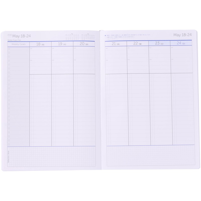 Franklin Planner Project Weekly Starts April 2026 A5 PVC Soft