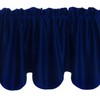 Aquazolax Window Scalloped Valances for Kitchen Blackout Decorative Scalloped Valance