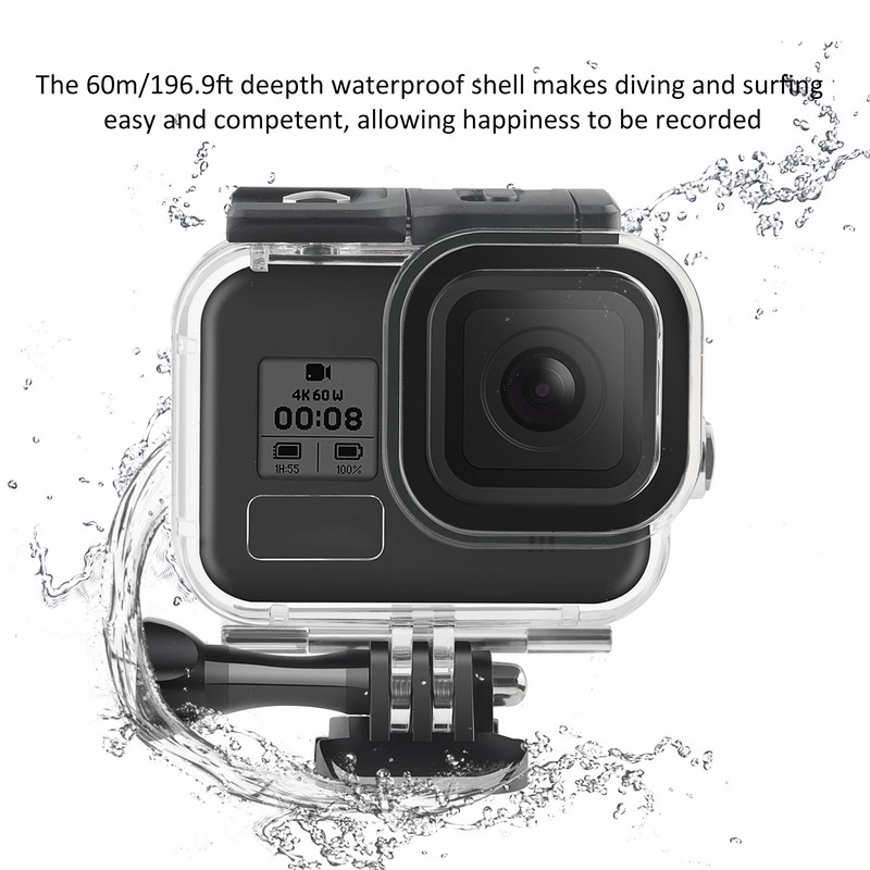 60M Waterproof Camera Diving Case Cover Protective Housing Cover Shell