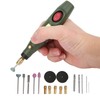 Mini Taladro Eléctrico, Amoladora, Grabador, Herramienta de Tallado Giratorio, Kit