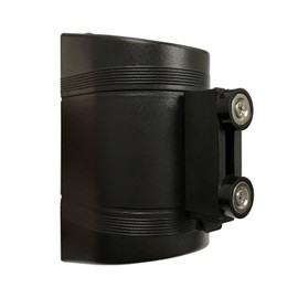 Magnetic Retractable Wall Barrier - Temporary Crowd Control Tool For Safety Queue Solution - 120" Belt Length Coverage with Strong Magnets by VIP Crowd Control (This Lane Close)