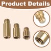 Wangzzniu 15 Pcs Dart Weights Brass Dart Stem Weight 3