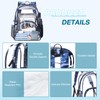 LIGHT FLIGHT Large Clear Backpack with Reinforced Padded Straps Heavy