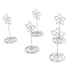20PCS Desk Memo Clips Table Number Holder Star Shape Metal