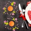 VirtuGro 6 Pieces Valentine Candle Rings Mini Valentine's Day Heart