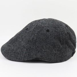 KOPHINOOR Newsboy Cap for Men, Wool Blend Cabbie Flat Cap Mens Hat, Irish Ivy Gatsby Newsboy Hat Grey