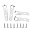 4-Pack WD01X27759 Dishwasher Mounting Bracket, Compatible with GE Dishwashers, Stainless