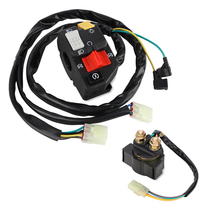 M MATI Handlebar & Starter Relay Switch for Honda TRX450ER