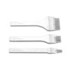White Steel 2/5/10 Punch Prong Tool Set Lacing Stitching Chisel