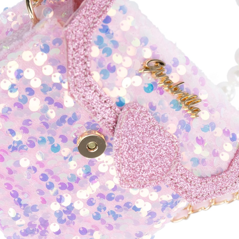 Girabrilla Fashion Bauletto, Borsetta Pochette con Maniglia di Perle e