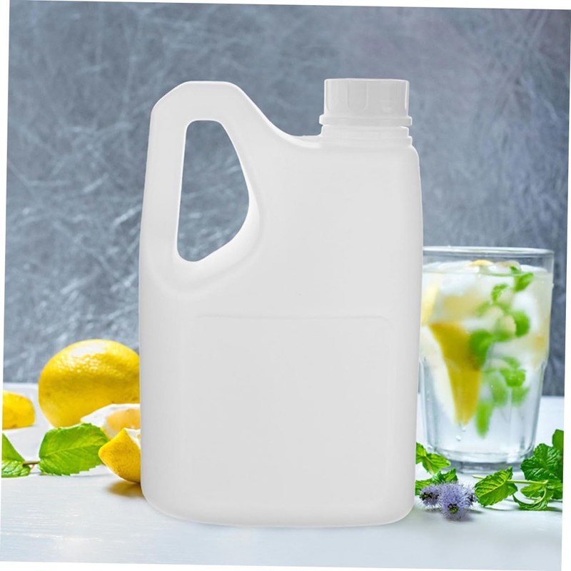 HOLIDYOYO 2pcs Juice Bottles with Handle Containers for Juice Syrup