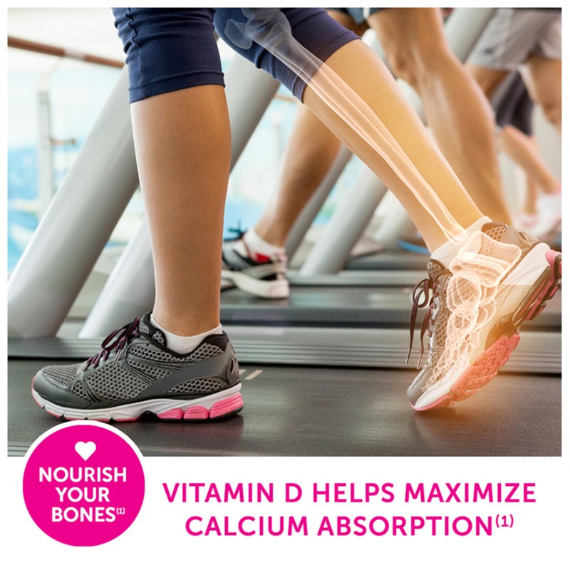 Caltrate 600 Plus D3 Calcium and Vitamin D Supplement Tablets,