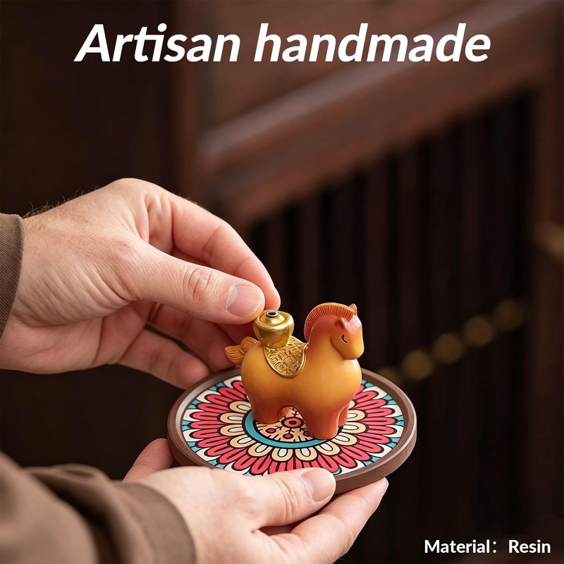 Horse Incense Holder,Incense Stick Holder,Resin Incense Burner - Gift Home