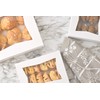 6" x 6" x 3" White Bakery Box | Auto-Popup