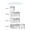 Lush Decor Edward Trellis Curtains Light Filtering Window Panel Set