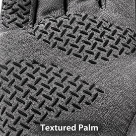 Unisex Winter Touchscreen Gloves for Cycling, Running, Hiking and Skiing in Black or Gray