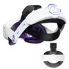 KYYOKE Headband Compatible with Oculus Quest 3, Adjustable Comfortable Elite Strap for Meta Quest 3 Accessories, Lightweight Band, VR Headset, Stable Headband Replacement for Quest 3