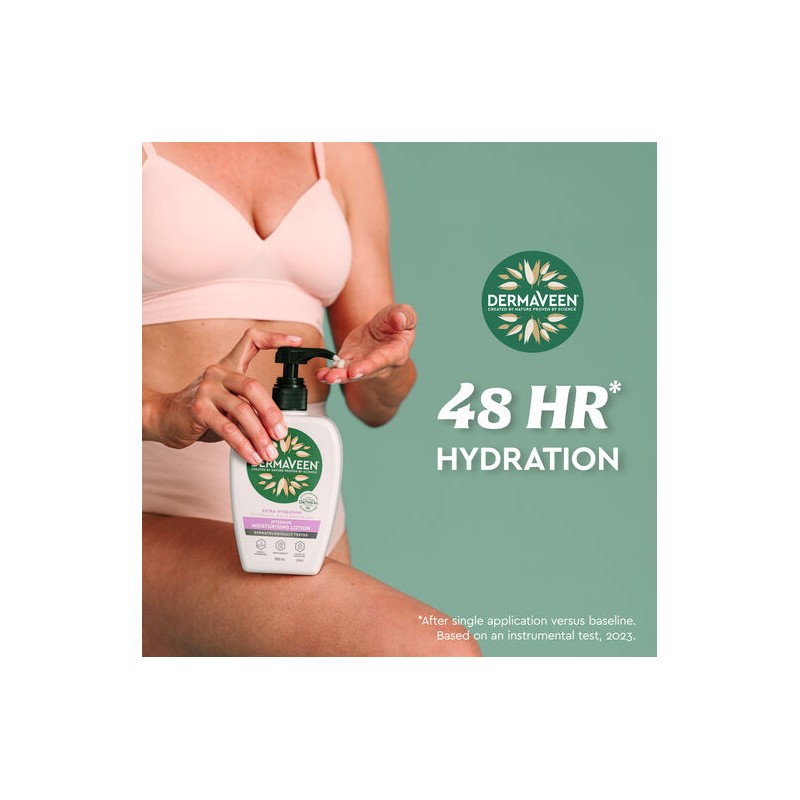 DermaVeen Extra Hydration Intensive Moisturising Lotion for Extra Dry, Itchy