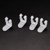 mxuteuk 100pcs 1/2 Inch LED Rope Light Clips Holder with