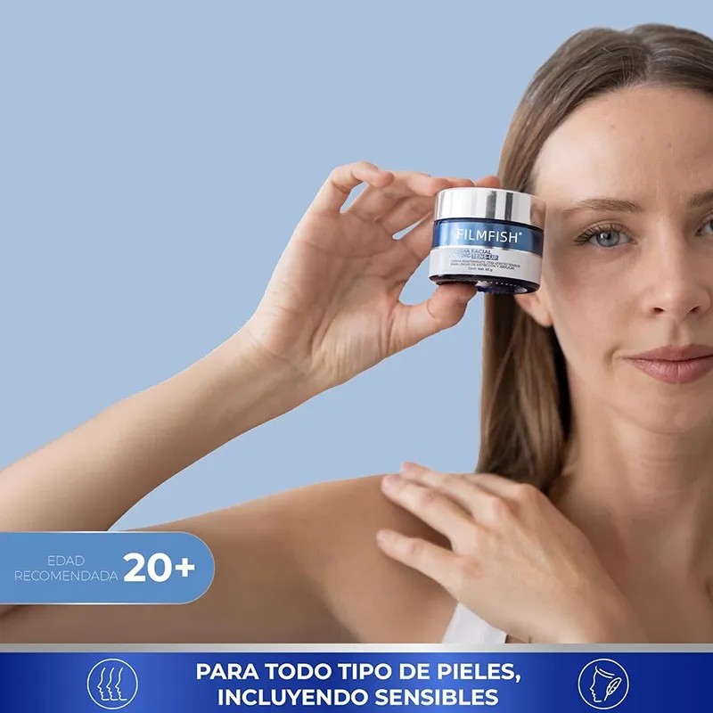 Crema Facial De Colágeno, 50 G, Hidrata Y Reafirma La