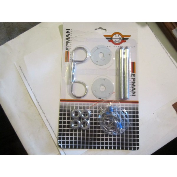 FMR PERFORMANCE ALUMINUM HOOD PIN KIT 3/8" PINS, CLIPS WITH