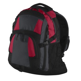 Port Authority Urban Backpack. BG77, Red/ Magnet/ Black, OSFA