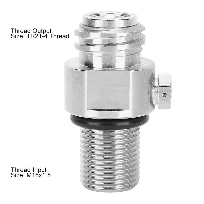 Soda Water Cylinder Valve Accessory M18x1.5 TR21-4 Thread for SodaStream