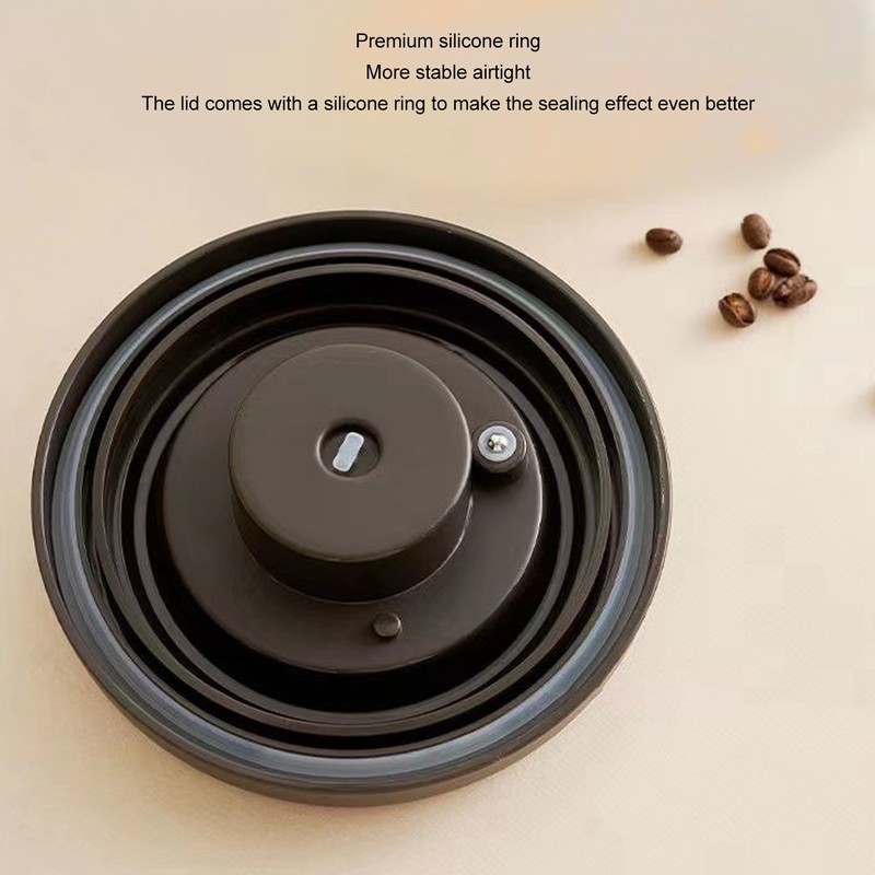 Vacuum Sealed Coffee Container 304 Stainless Steel Press Type Airtight