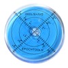 r_planning Large Level Tilt Measuring Round Blue 2.6 inches (66