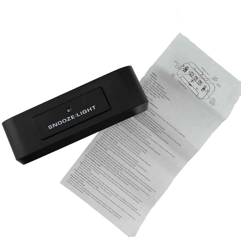 HONBAY Morning Clock,Low Light Sensor Technology,Soft Light That Won't Disturb
