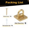 Wall Screw Mount Crowd Control Stanchions Safety barriers Hanging Circle