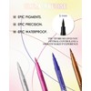 Matte Liquid Eyeliner Pen, Waterproof, Colourful Eyeliner Pen Lasts 24
