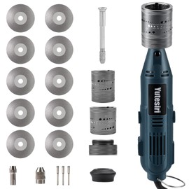 Tungsten Electrode Sharpener Grinder For TIG welding,6 Sizes 8 Angles Tungsten Electrode Grinder Head,Versatile Multi-Angle,TIG Welding accessories With Cut-Off Slot,10 Diamond Wheels, 3 CNC Mandrels