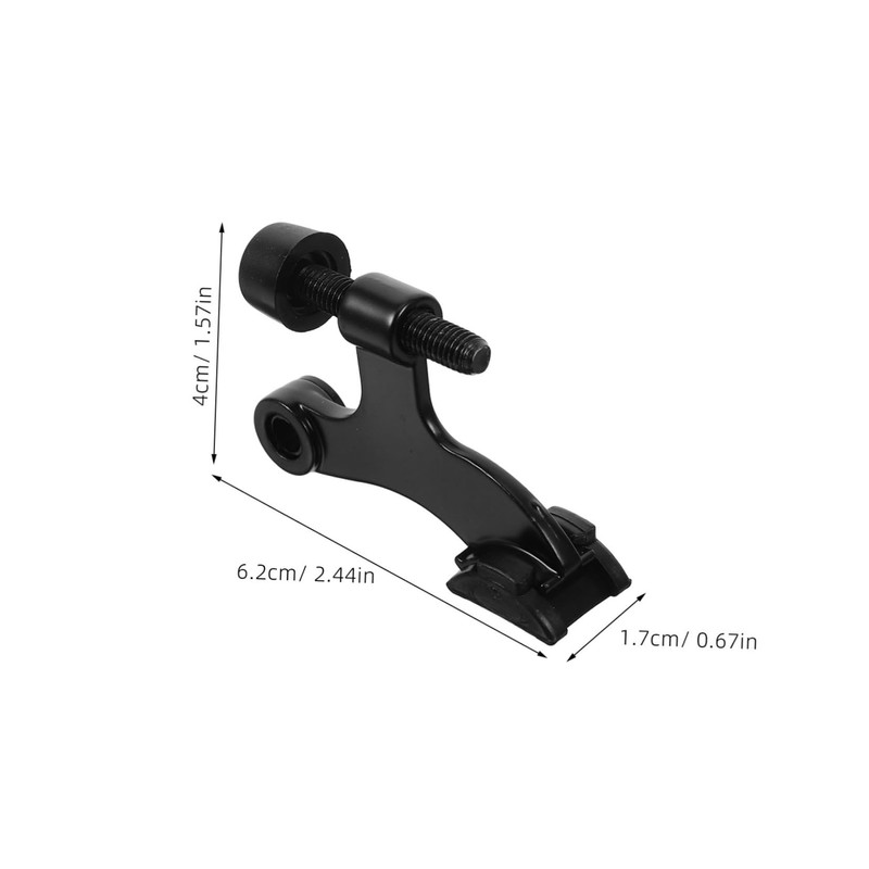 Hohopeti 4pcs Hinge Door Stopper Heavy Duty Door Mount Wall