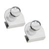 HOJLKLD Glass Door Pull Handle, 2PCS Door Clips Pull Handles