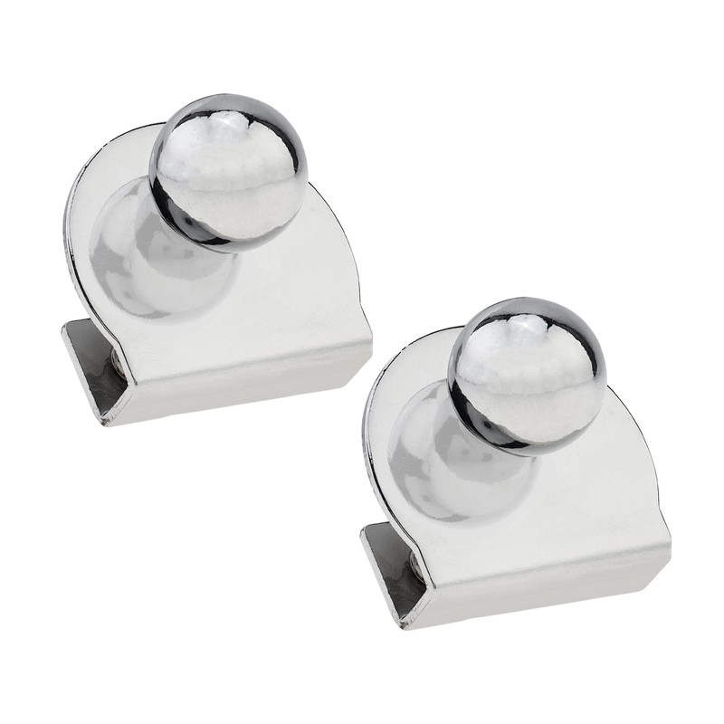 HOJLKLD Glass Door Pull Handle, 2PCS Door Clips Pull Handles