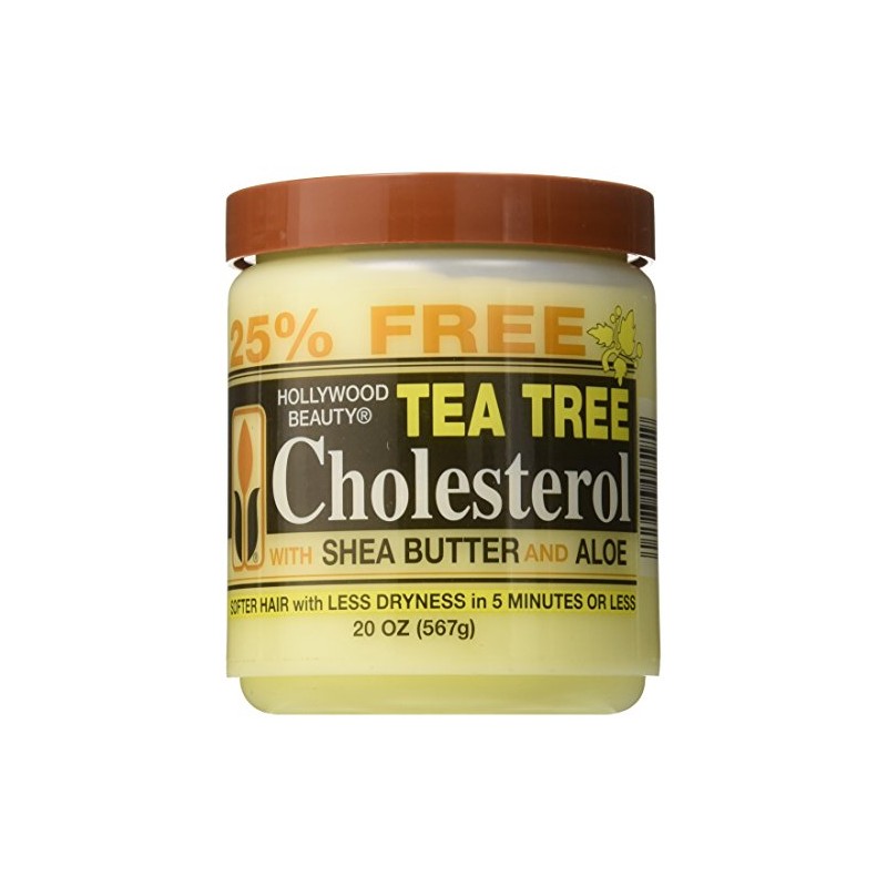 Hollywood Beauty Tea Tree Cholesterol With Shea Butter & Aloe,