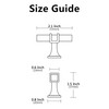 Alzassbg 10 Pack Gold Cabinet Knobs, 2 Inch(51mm) Diameter Cabinet