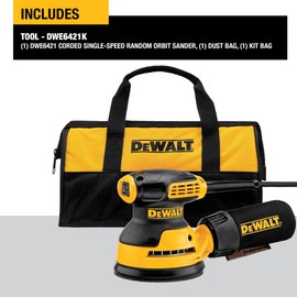 DEWALT Orbital Sander, 5 Inch Palm Sander Tool, 12,000 OPM (DWE6421)
